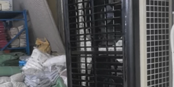 制衣廠整體降溫，應用蒸發冷省電空調-立式軸流雙風口